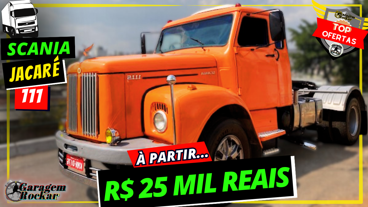 SCANIA JACARÉ QUALIFICADO BARATO A VENDA À PARTIR DE MIL Top Ofertas Rockar Garagem